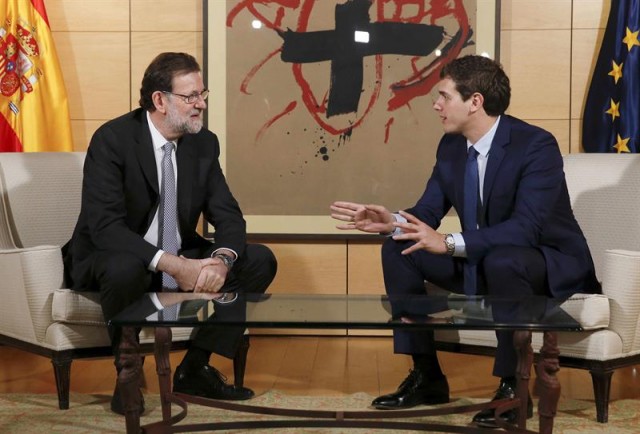 Rajoy ofreció cinco pactos de Estado e intercambió propuestas con el líder de Ciudadanos
