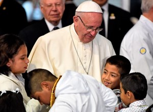 Conmovedor encuentro del Papa con los niños enfermos de cáncer en México