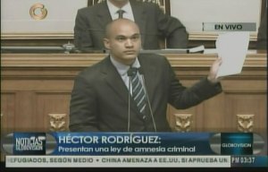 Héctor Rodríguez a la bancada de la Unidad: Esta es una Ley de amnesia criminal