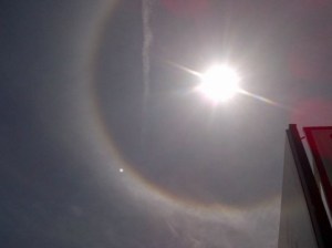 Halo solar sorprendió la celebración de Corpus Cristi en Anzoátegui (Video)