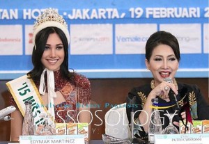 Edymar Martínez dice presente en el Miss Universo Indonesia (Foto)