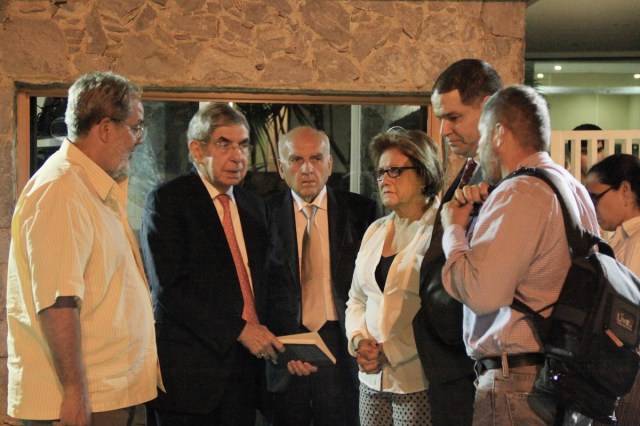 Oscar Arias de visita en Villa Magna (1)