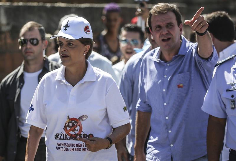 Rousseff confía en caída vertiginosa del zika durante Juegos Olímpicos