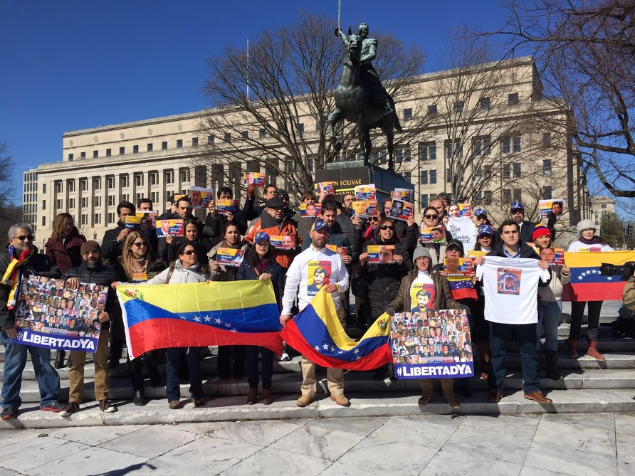 Venezolanos en el exterior pidieron #LibertadYa para López y demás presos políticos (Fotos)