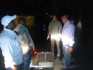 Concejal del Rosario verifica restablecimiento del servicio eléctrico en El Rosal
