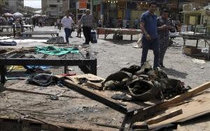 Siete muertos deja doble ataque suicida contra mezquita chií en Bagdad