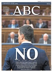 Portadas de la prensa internacional de este jueves 3 de marzo de 2016