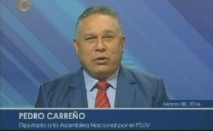 Y al final de la “enjabonada” de Vladimir, Pedro Carreño terminó grabando la cuña para Globovisión (Video)