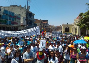 Mérida se moviliza a favor del cambio en Venezuela (Fotos)