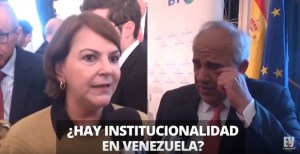Mitzy cuestiona a Samper sobre institucionalidad en Venezuela en debate virtual