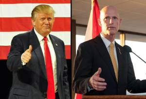 Gobernador de Florida apoya a Trump tras su victoria electoral en el estado