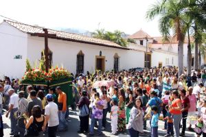 Baruteños oraron por la paz este domingo de Ramos