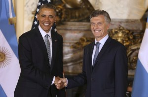 Obama y Macri se reunieron en la Casa Rosada (Fotos)