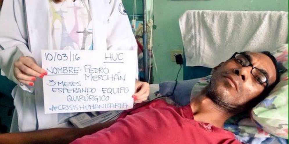 Médicos y pacientes del Hospital Universitario denuncian la tragedia con estas imágenes