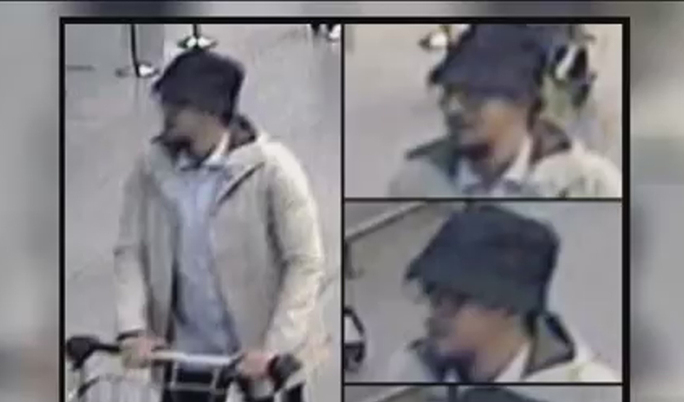 La policía belga difunde un nuevo vídeo del terrorista del sombrero