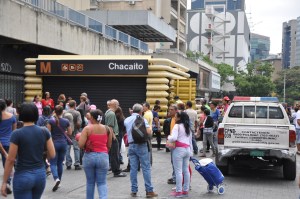 Varias estaciones del Metro de Caracas cerradas este #23Ene