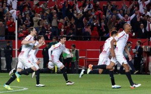 El Sevilla clasificó a su tercera semifinal consecutiva en la Europa League