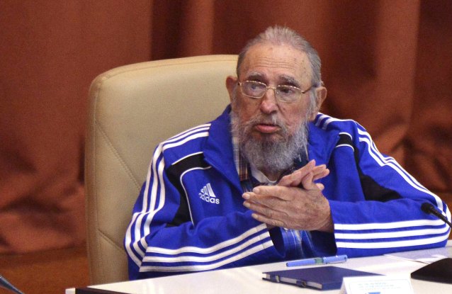Cuba's former president Fidel Castro attends the closing ceremony of the seventh Cuban Communist Party (PCC) congress in Havana, Cuba, in this handout received April 19, 2016. Omara Garcia/Courtesy of AIN/Handout via REUTERSATTENTION EDITORS - THIS IMAGE WAS PROVIDED BY A THIRD PARTY. EDITORIAL USE ONLY.      TPX IMAGES OF THE DAY