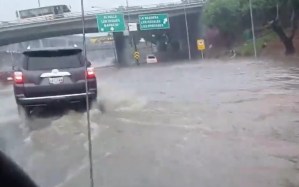 Fuerte lluvia desborda el Río Valle a la altura de La Bandera  (VIDEO)