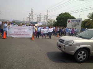 #20A: Trabajadores de Corpoelec protestan en Barquisimeto