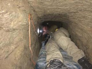 Descubren el túnel narco más largo de la historia entre Estados Unidos y México (fotos)