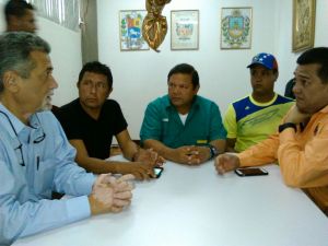 Andrés Velásquez realizó acto de solidaridad con el pueblo de Tumeremo
