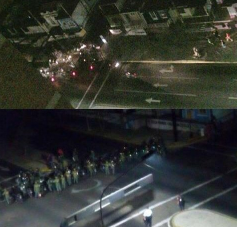 ¡Se cansaron de más racionamiento! En Maracaibo piden agua y luz y le responden con cordones de la GNB (Foto)