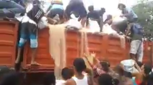 #27A: Saquean camión de azúcar cruda en Carabobo (Video)