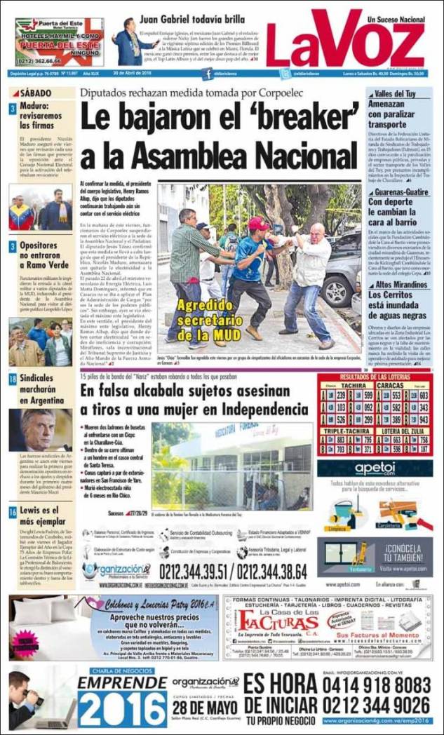 PORTADA LA VOZ