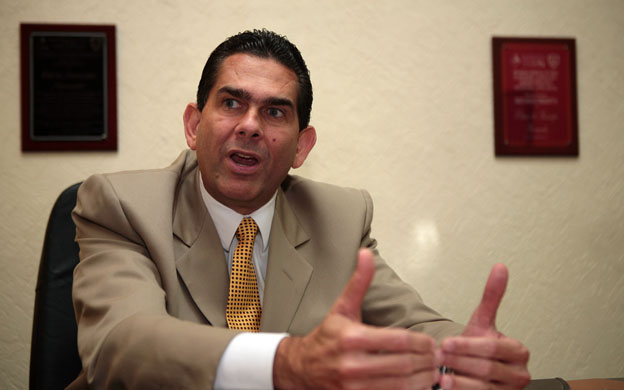 Maracaibo,Venezuela,13/01/2014. Entrevista al nuevo director de PoliMcbo. Dr. Jose Luis Alcala Rhode, abogado de profesion.