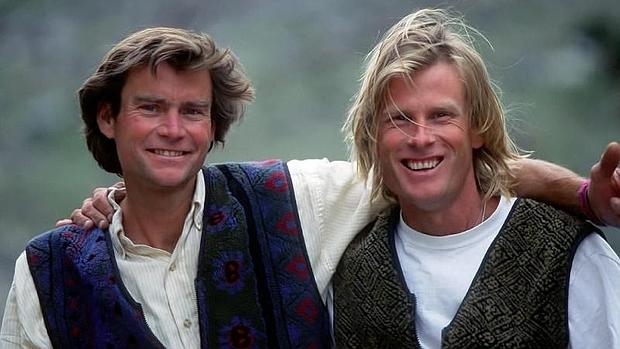 Alex Lowe y David Bridges, los dos alpinistas fallecidos en 1999 - alexlowe.org