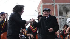 Gustavo Dudamel felicitó al maestro José Antonio Abreu en su cumpleaños
