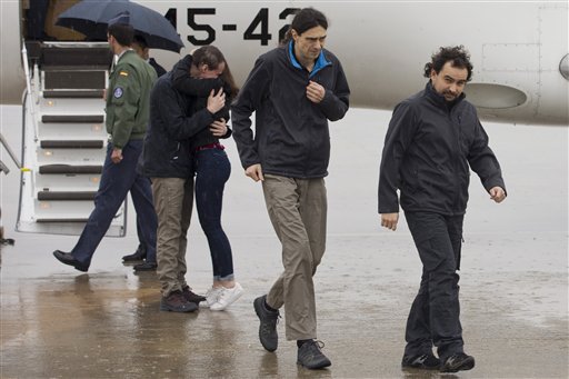 Llegan a España 3 periodistas liberados en Siria