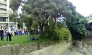 Supuesto dron de la GNB grabó marcha opositora (Video)