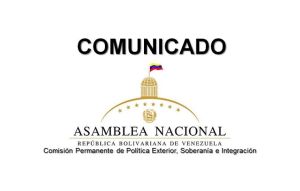 Comisión de Política Exterior de Venezuela respalda proceso constitucional en Brasil (Comunicado)