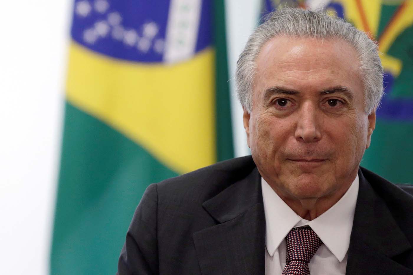 Supremo de Brasil analizará demanda que pide un juicio político contra Temer