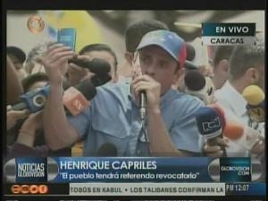 Henrique Capriles: Los que se decían padres de la Constitución, hoy no les gusta