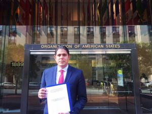 Lester Toledo denuncia ante la OEA persecución política del Gobierno venezolano