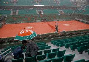 La lluvia obliga a parar Roland Garros