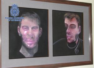 Siete detenidos relacionados con el robo de cinco obras de Bacon en Madrid