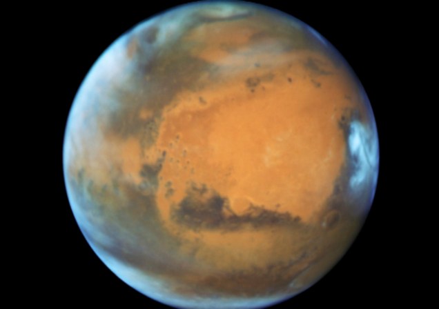 Imagen de Marte captada por el telescopio Hubble. Foto: NASA/Reuters