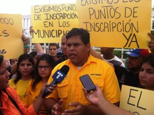 “Más de 120 mil jóvenes zulianos no se han podido inscribir en el CNE”