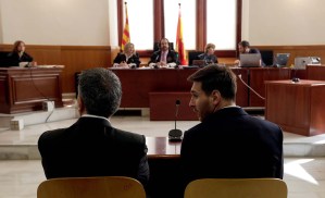 Messi testifica en Barcelona en su juicio por fraude fiscal