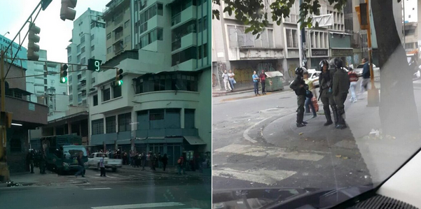 Militarizado el centro de Caracas (Fotos)