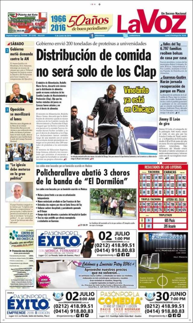 PORTADA LA VOZ