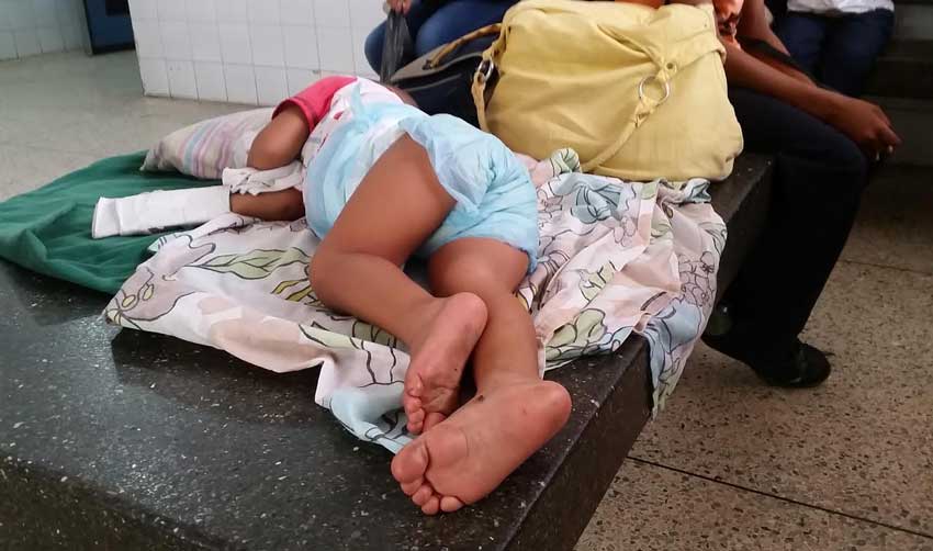 Niños viven penurias para ser atendidos en el Hospital Tejera de Carabobo