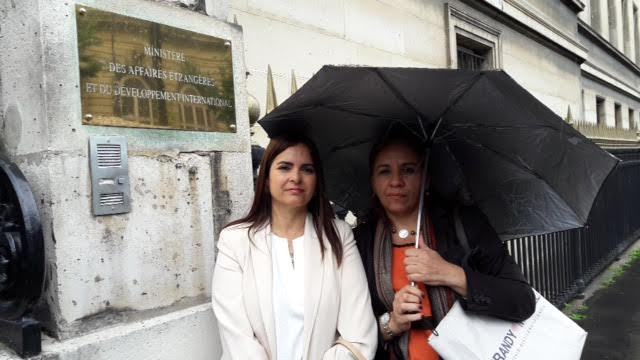 Cancillería francesa recibió a la madre de Lorent Saleh y conoció situación de presos políticos en La Tumba