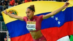 Yulimar Rojas rompió marca nacional en Meeting de Madrid