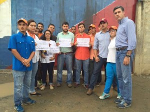 Juventudes VP exigen libertad de Francisco Márquez y Gabriel San Miguel