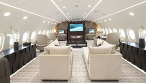 Así es el avión de negocios más lujoso del mundo, como volar en tu propio apartamento